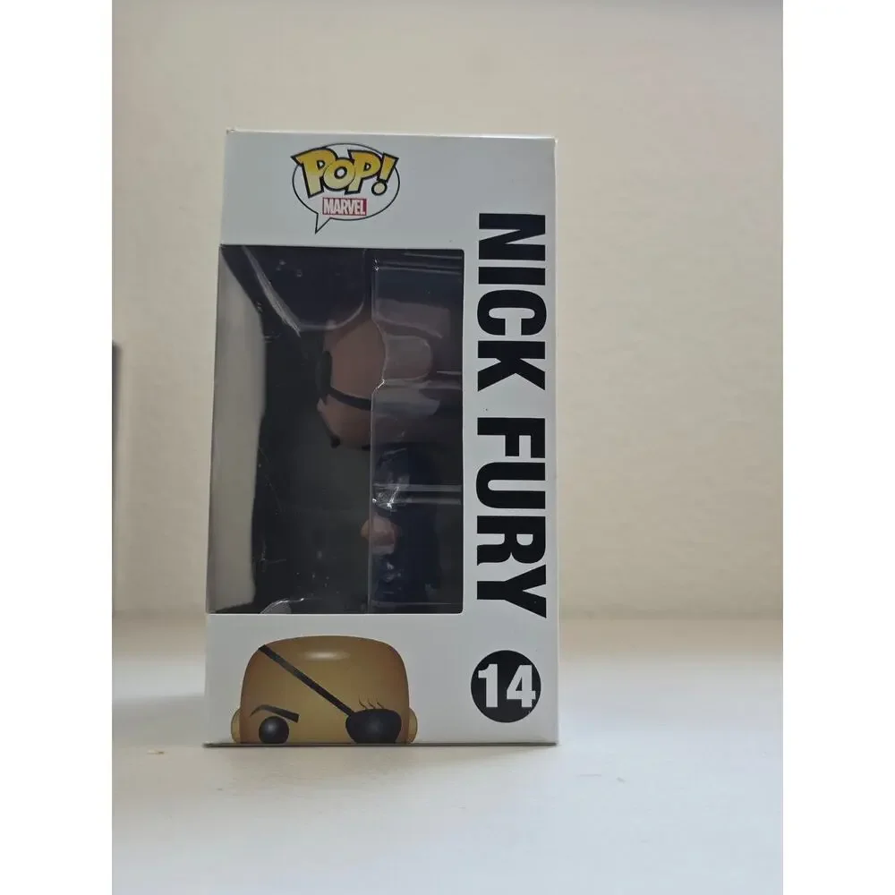 Funko POP, Marvel Nick Fury # 14, Avengers vinyl figure 2012 w/ protector box - Picture 4 of 7